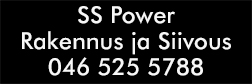 SS Power Rakennus ja Siivous logo